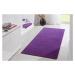 Fialový kusový koberec Fancy 103005 Lila Rozmery koberca: 80x200