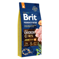 Brit Premium by Nature dog Junior M 15kg