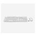Logitech Silent Wireless Combo MK295, bezdrôtová klávesnica + myš, US, Off-White