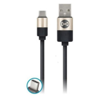 Forever modern Cable USB-A/USB-C, 1m, black