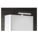 SAPHO - LUCIE galérka s LED osvetlením, 65x70x17cm, biela LU065-0030