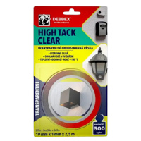 DEBBEX HIGH TACK CLEAR - Obojstranná priehľadná páska 19mm x 1mm x 2,5m