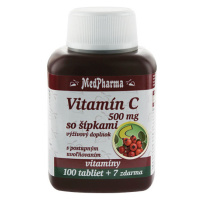 MEDPHARMA Vitamín C 500mg so šípkami 107 tabliet