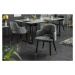LuxD 24292 Dizajnová stolička Laney sivozelený zamat