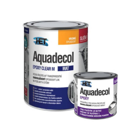 AQUADECOL EPOXY CLEAR M - Epoxidový lak na podlahy a steny 0,65 kg transparentný mat Het