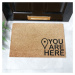 Rohožka z kokosového vlákna 40x60 cm You Are Here – Artsy Doormats