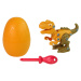 mamido Set Dinosaurus Tyrannosaurus Rex s vajcom DIY skrutkovač Orange