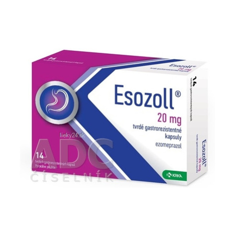 Esozoll 20 mg 14cps