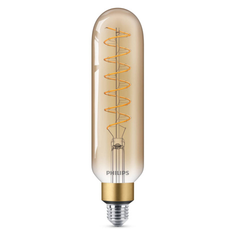 Philips E27 Giant LED trubicová lampa 7W zlatá stmievateľná.