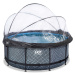 Bazén s krytom a pieskovou filtráciou Stone pool Exit Toys kruhový oceľová konštrukcia 360*122 c