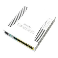 MIKROTIK RouterBOARD 260GSP  5-port Gigabit smart switch + 1x SFP (SwitchOS, PoE-ouit plastic ca