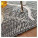 Kusový koberec Nordic 871 grey Rozmery koberca: 120x170