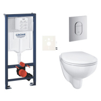 Závesný wc set do ľahkých stien / predstenová montáž Grohe Bau Ceramic SIKOGRSBAUA