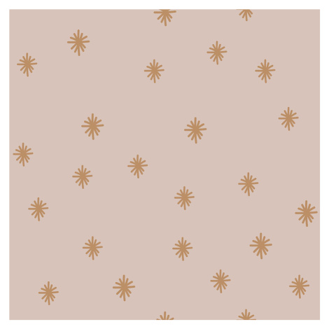 DEKORNIK Simple Irregulars Stars On Pastel Background - Tapeta