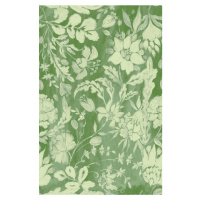 MINDTHEGAP Flowery Ornament Bud Green - tapeta