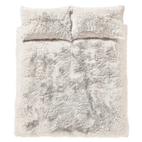Biele mikroplyšové obliečky na jednolôžko 135x200 cm Cuddly – Catherine Lansfield