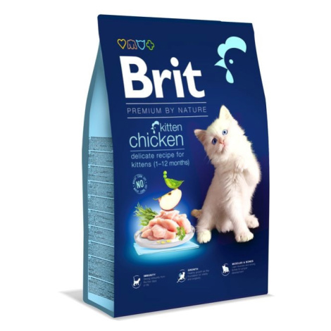 Brit Premium by Nature Cat Chicken Kitten - 8kg