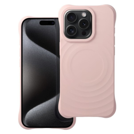 Silicone Zephyr Mag Cover compatible with MagSafe Apple iPhone 15 Pro pink