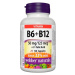 WEBBER NATURALS Vitamín B6+B12+Folic Acid 120 tabliet