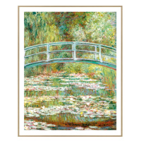 Obraz 40x50 cm Monet: Japanese Footbridge