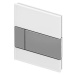 Ovládacie tlačidlo Tece Square sklo v bielej farbe 9242801