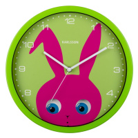 Detské hodiny ø 31 cm Peekaboo Bunny – Karlsson