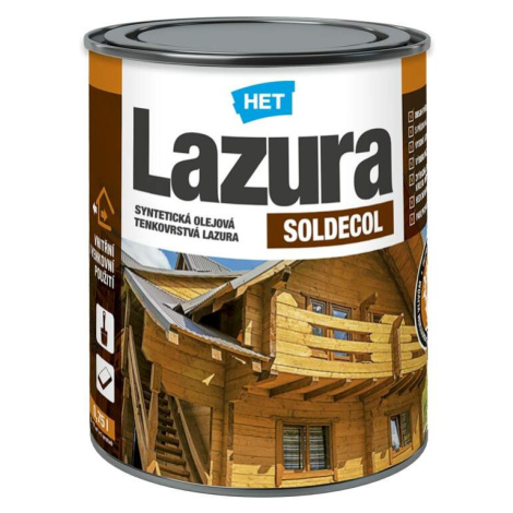 HET Soldecol Lazúra 40 Mahagón, 0,75 l