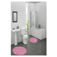 Ružové kúpeľňové predložky v súprave 2 ks ø 60 cm – Mila Home
