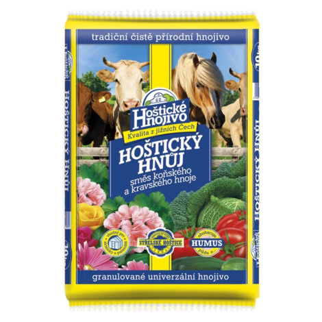 Hoštické hnojivo Hoštický hnoj, zmes konského a kravského hnoja 10 kg