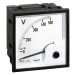 Voltmeter analógový 68x68 500V (Legrand)