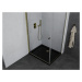 MEXEN/S - Pretória sprchovací kút 70x90, transparent, zlatá + sprchová vanička vrátane sifónu 85