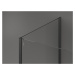 MEXEN/S - Kyoto Sprchová zástena WALK-IN 90 x 90 x 40 cm, transparent, grafit metal 800-090-090-