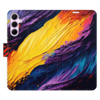 Flipové puzdro iSaprio - Fire Paint - Samsung Galaxy A55 5G