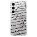 Odolné silikónové puzdro iSaprio - Handwriting 01 - black - Samsung Galaxy S24