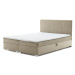 Expedo Čalúnená posteľ boxspring WILDE + topper, 160x200, trinity 02