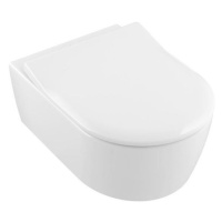 Wc so sedátkom softclose Villeroy & Boch Avento zadný odpad GLACERAAVWC006