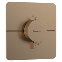 Hansgrohe ShowerSelect Comfort Q, termostat pod omietku, kartáčovaný bronz, HAN-15588140