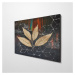 Ručne maľovaný obraz 100x70 cm Leaf – Wallity