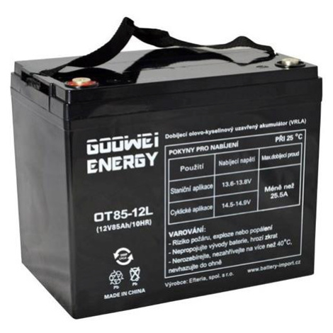 Trakčný olovený akumulátor 12V 85Ah GOOWEI ENERGY OTL85-12 DEEP CYCLE