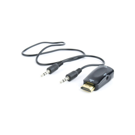 Adaptér C-TECH HDMI na VGA + Audio, M/F