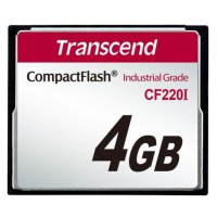 Transcend 4GB INDUSTRIAL TEMP CF220 CF CF (SLC) Fixed disk and UDMA5