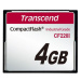 Transcend 4GB INDUSTRIAL TEMP CF220 CF CF (SLC) Fixed disk and UDMA5