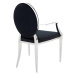 LuxD 18550 Dizajnová stolička Rococo s operadlom