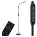 LED stojacia lampa Office Remote, čierna, stmievateľná, CCT