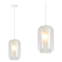 Toolight - závesné svietidlo MARBLE E27 60W APP909-1CP, mramorový efekt, OSW-06675