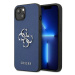 Kryt Guess GUHCP13SSA4GSBL iPhone 13 mini 5,4" blue hardcase Saffiano 4G Metal Logo (GUHCP13SSA4