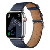 Apple Watch 1-6, SE, SE (2022) (38 / 40 mm) / Watch 7-8 (41 mm), kožený remienok, nastaviteľný, 