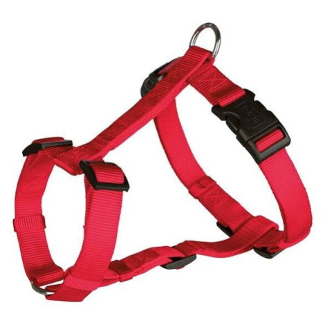 Trixie Classic H-harness, S–M: 40–65 cm/15 mm, red