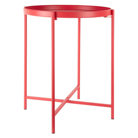 Kovový okrúhly odkladací stolík ø 40 cm Meseta  – Leitmotiv