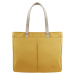 UNIQ HAVA RPET FABRIC TOTE BAG (UP TO 14") - CANARY YELLOW (CANARY YELLOW)